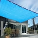 thumbnail image 4 of Xihbxyly Toldo Rectangular de Tela de Polietileno de Alta Densidad con 95 % de Protección Uv, Transpirable, para Piscina, Jardín, Patio y Barbacoa, 2 X 2 M, Beige, Verde y Azul., 4 of 7