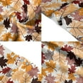 thumbnail image 5 of Fall Leaves Shower Curtain, Abstract Modern Luxury Bathroom Decor, Autumn Leaf Decorative Waterproof Washable Cloth Fabric Bathroom Curtain with 12 Hooks 72x72 Inches, 5 of 6