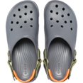 thumbnail image 4 of Zuecos Crocs All Terrain con correa ajustable en el talón - Gris, 4 of 7