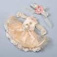thumbnail image 4 of Ropa de muñeca de 1/6 pulgadas, vestido de muñeca para niña, estilo Pastoral para disfraz de muñeca champán Zulema trajes de vestir de muñeca, 4 of 8