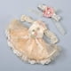 thumbnail image 5 of Ropa de muñeca Chica Macarena 3x 1/6 Vestido de muñeca estilo pastoral verde y rosa Macarena trajes de vestir de muñeca, 5 of 8