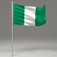 thumbnail image 2 of Guardoinrt 12PCS Flag Flags Banner Hand Waving Flag National Pride Flag Nigeria, 2 of 9