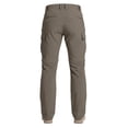 thumbnail image 3 of Men's-Hiking-Pants Convertible Quick-Dry Water-Resistant Lightweight Zip-Off Outdoor with 5 Deep Pockets Brown M, 3 of 6