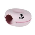 thumbnail image 3 of Cama para gatos jinwen Interior de fieltro Rosa 60x28cm, 3 of 8