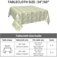 thumbnail image 2 of Square Tablecloth 60 x 60 Inch, Farmhouse Broken Stripes Square Table Cloth Wrinkle Free Stain Resistant Waterproof Table Cloth Kitchen Tablecover for Dining, Party, Buffet, Wedding, 2 of 8