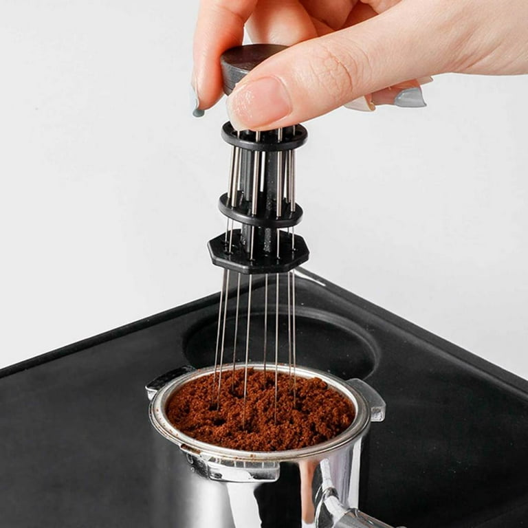 Espresso Coffee Stirrer, 8 Needles Espresso Stirrer With Natural Wood  Handle, Espresso Accessories Coffee Stirrer - AliExpress