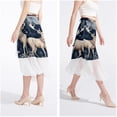 thumbnail image 4 of Elk Chic Chiffon Women's Beach Summer Dress with Polyester Straps, 4 of 6