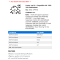 thumbnail image 2 of Control Arm Kit - Compatible with 1998 - 2001 Ford Explorer 1999 2000, 2 of 2