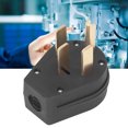 thumbnail image 4 of Straight Blade Angle Plug, PA66 Plastic Shell 4 Prong Plug Heavy Duty Construction  For Generator For Stove, 4 of 8