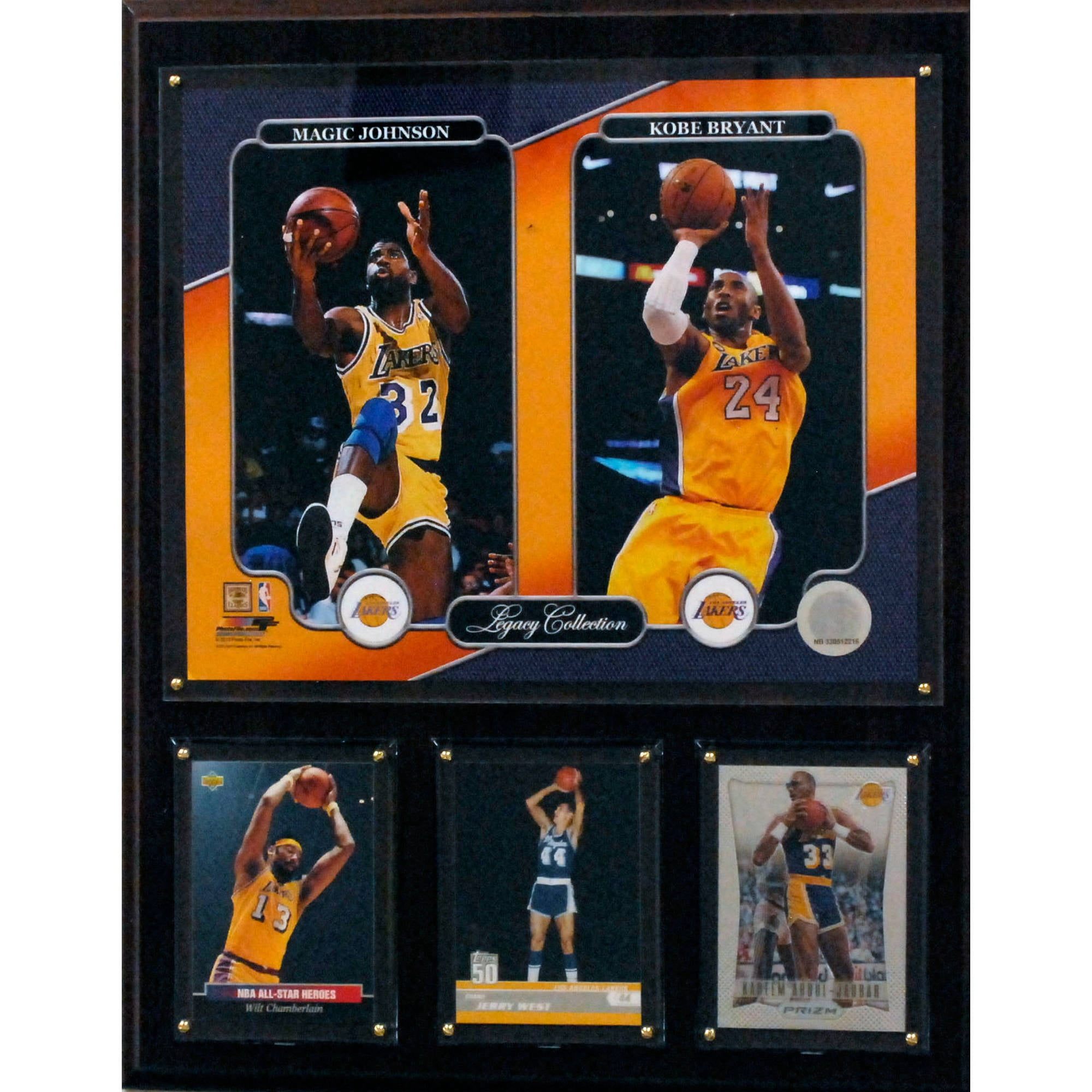 C&I Collectables NBA 12x15 Magic Johnson-Kobe Bryant Los Angeles Lakers  Legacy Collection Plaque - Walmart.com