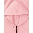 thumbnail image 2 of Womens Ultimate Heavyweight Zip Up Hoodie Jacket Loose Fit Fleece Essentials Oversized Outerwear, 2 of 7