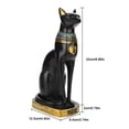 thumbnail image 6 of Resin Cat Statue Figurine Household Room Ornament Crafts Gifts Home Decoration, 6 of 12