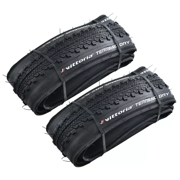 Vittoria Terreno Dry Gravel Folding Tire Clincher 700x38C , Black, VT3127