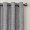 thumbnail image 3 of Quinn Blackout Single Curtain Lined Grommet Panel, 50" x 95", Gray, 3 of 5