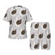 thumbnail image 1 of Fotbe Cute Swan Pijama Estampada de 2 Piezas para Niños – Ropa de Dormir de Manga Corta Cómoda para Niños y Niñas, Camiseta y Shorts de Algodón-3X-Large, 1 of 6