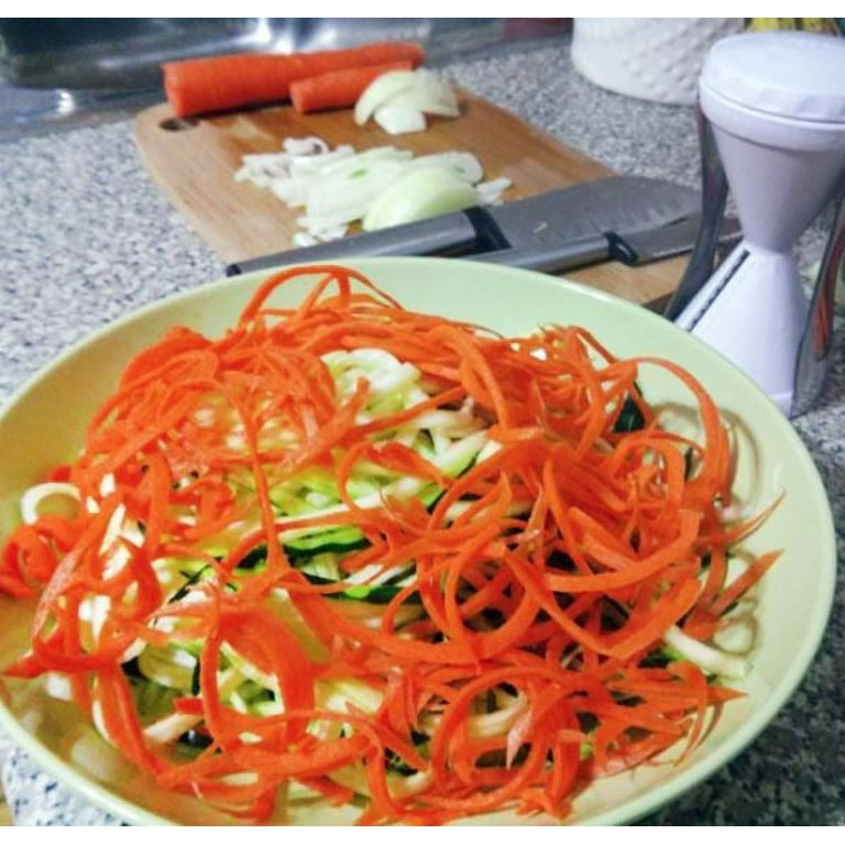 KSP Veg-Prep 'Table Top' Spiral Vegetable Slicer (White/Grey)