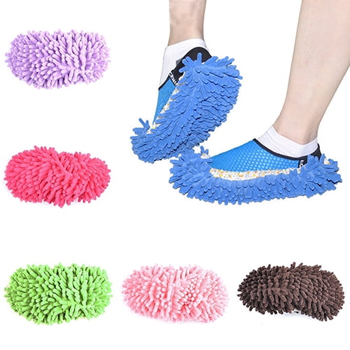 US 1Pair Lazy Mopping Shoes Cover Mop Floor Mopper Dust Cleaner Cleaning Socks 