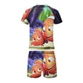 thumbnail image 6 of Finding Nemo Boys 2-Piece Swimsuit Set, Short Sleeve Rash Guard & Swim Trunks, 6 of 7