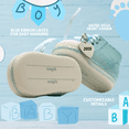 thumbnail image 5 of Baby Boy Shoe Personalized Ornament Blue Dated 2025 Baby's First Christmas, 5 of 6