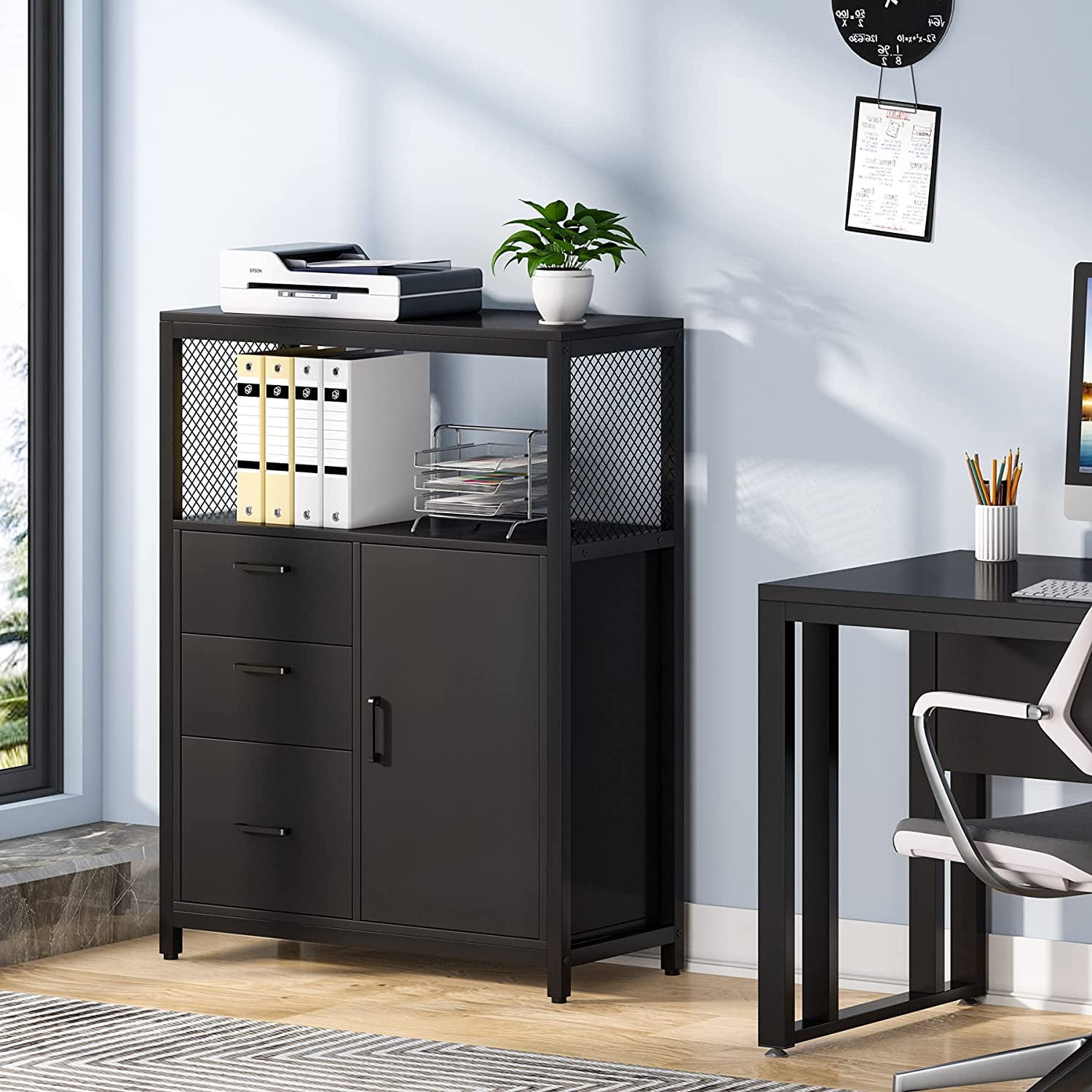 Tribesigns 3-Drawer Lateral Filing Cabinet