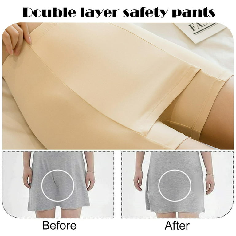 Ladies Safety Boxer Shorts Cotton Anti Chafing Long Leg Knickers Underwear  
