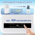 thumbnail image 4 of 10000 BTU Portable Air Conditioner with Wheels,Portable AC Unit with Remote,Indoor Air Conditioner for Room 560 SQ.FT,Cooling/Fan/Dry Modes,Low Noise for Apartments,Office,Bedroom,Living Room, 4 of 8