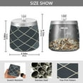 thumbnail image 3 of Outdoor Ashtray with Lid for Cigarette Stainless Steel Smokeless Ash Tray for Patio Home Table Decor Carbon Black Block, 3 of 7