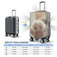 thumbnail image 4 of Hirioo Raindrop Kitten Paw for Elasticity Suitcase Cover (No luggage Included) Durable Luggage Protector Fits 18-32 Inch Luggage-Medium, 4 of 7