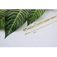 thumbnail image 5 of 14K Gold Handmade Italian Figaro Chain, 14kt Gold Chain, Real Gold Chain, 2mm 2.5mm 4.5mm 5mm 6mm 8mm Figaro Chain, Genuine 14K Gold Chain, 5 of 9