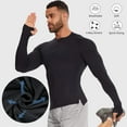 thumbnail image 5 of ANYFIT WEAR Mens Quarter Zipper Pullover Long Sleeve Golf Athletic Shirt Workout Running Tops Sweatshirt with Thumb Hole, 5 of 7