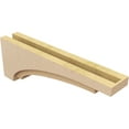 thumbnail image 5 of 5"W x 30"D x 10"H Thin Rivera Rough Cedar Woodgrain TimberThane Corbel, Primed Tan, 5 of 6