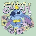 thumbnail image 2 of Girl's Lilo & Stitch Springtime Stitch  Graphic Tee Mint Small, 2 of 4