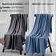 thumbnail image 2 of Juego de Toallas Bano 2 Pack Alta Calidad Algodón Toalla de Baño Altamente Absorbentes de Secado Rápido para Múltiples Aplicaciones(Azul+Gris Oscuro), 2 of 7