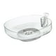 thumbnail image 1 of Centro de mesa decorativo con frutero para mesa, sala de estar Blanco transparente, 1 of 9