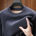 thumbnail image 1 of Suéter de cachemira de camello para hombre, jersey de cuello redondo y manga larga, otoño e invierno, 2024, 1 of 4
