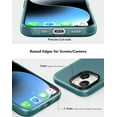 thumbnail image 4 of Case Compatible with iPhone 15 Plus (6.7-inch) Matte Translucent Phone Case for Men, Women, Girls, Thin Back Cover, Green, 4 of 13