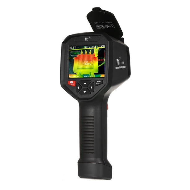 Cámara termográfica infrarroja Hti HT-H8 Cámara termográfica infrarroja de mano recargable con WiFi 384 x 288 Resolución -20~550 ℃/-4~1022 ℉ Rango de temperatura con pantalla LCD de 3,5 pulgadas 5 p