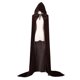 thumbnail image 1 of Disfraces de Halloween, mujeres, hombres, capa elegante, con capucha, bruja adulta, capas largas negras para fiestas navideñas, capas con capucha kenally JR0584-15B, 1 of 3
