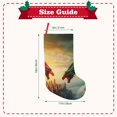 thumbnail image 3 of Vsdgher Castle Red Green Sky Dragon Christmas Stockings 18 inch Large Kids Stocking Bags Hanging Socks for Christmas Decor Decorations, 3 of 7