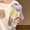 Third generation flower tea cup 600ML purple, variant on High Appearance Summer Plastic Cup, Dundun Bucket, Milk Tea Cup, Cute Straw, Ins Large Kettle