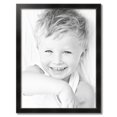 thumbnail image 2 of ArtToFrames 25" x 33" Honors Black with Silver Picture Frame, 25x33 inch Black Wood Poster Frame (WOM-5157), 2 of 7