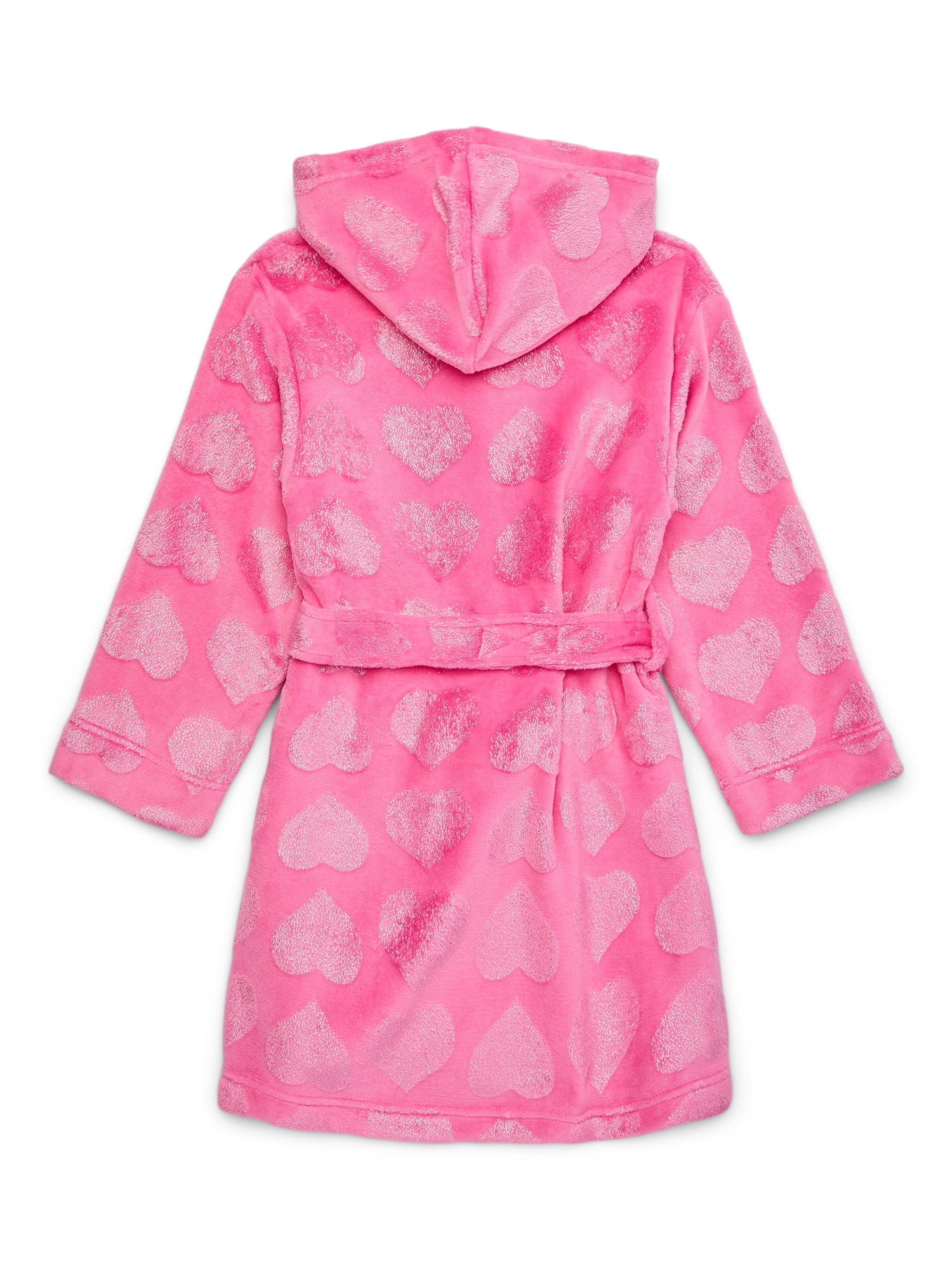 Wonder Nation Girls Plush Fleece Sleep Wrap Robe, Sizes 4-18 & Plus