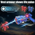 thumbnail image 2 of B-Qtech Ensemble de Laser Tag pour Enfants, 2 Pistolets Infrarouges et Gilets, Jeu de Combat Extérieur pour Ados, 2 of 7