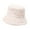 White, variant on Scarface, Women's Fuzzy Bucket Hat Solid Color Warm Plush Fisherman Hat Lei Feng Hat, Scarf Coffee One Size