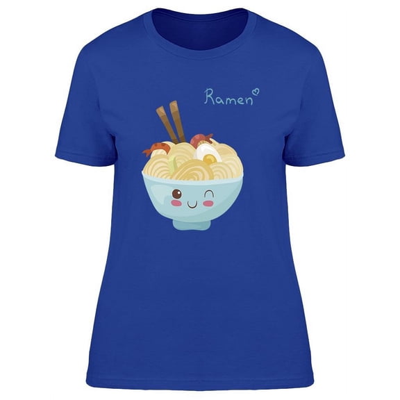 Ramen Bowl Winks Tee Women's -Image by Shutterstock