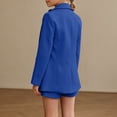 thumbnail image 7 of VOUZZA Girls Clothing Set Single Long Sleeve Blazer and Shorts 2-Piece Elegant Suit 3-14Y, 7 of 7