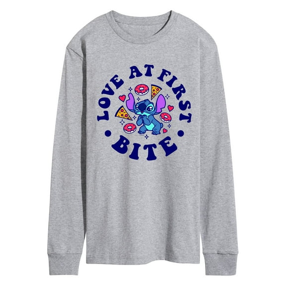 Lilo & Stitch - Love At First Bite - Men's Long Sleeve T-Shirt