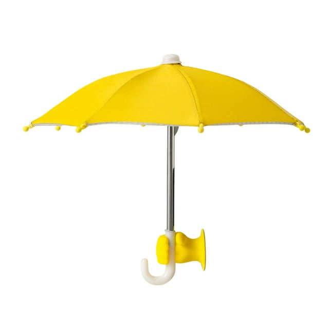 Leodye Suction Cup Phone Stand with Umbrella - Outdoor Sun/Rain Protection