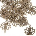 thumbnail image 3 of Golden Alloy Buddha Statue Necklace with Lotus Design for Decoration 100pcs Small Size, 3 of 5