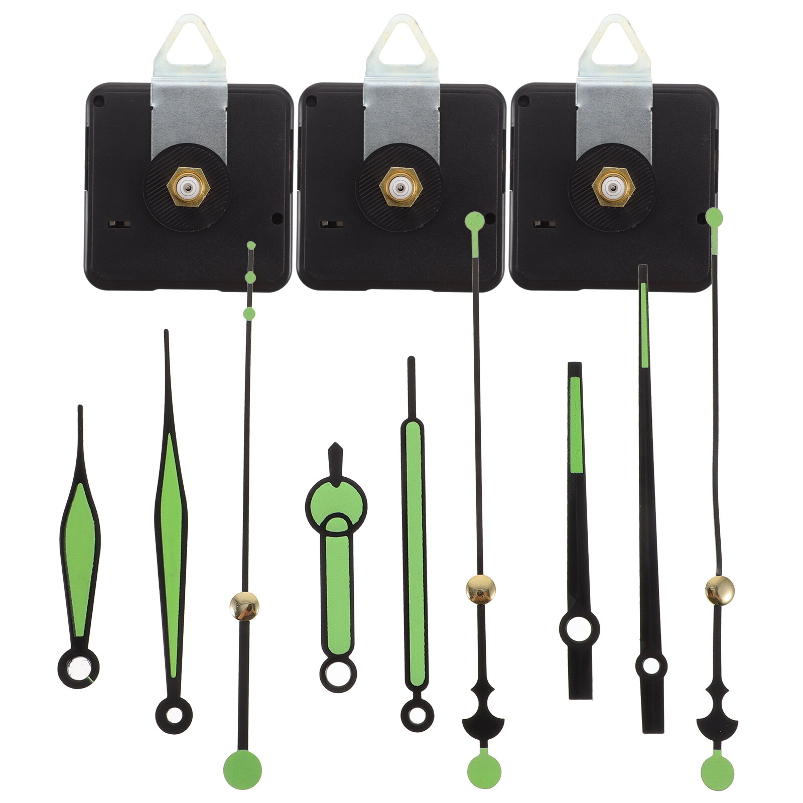 1 Set Glow In The Dark Clock Hands And Clock Mechanism Clock Hands and